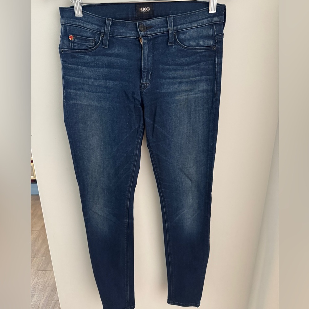Hudson Jeans Skinny in Dark Blue Wash